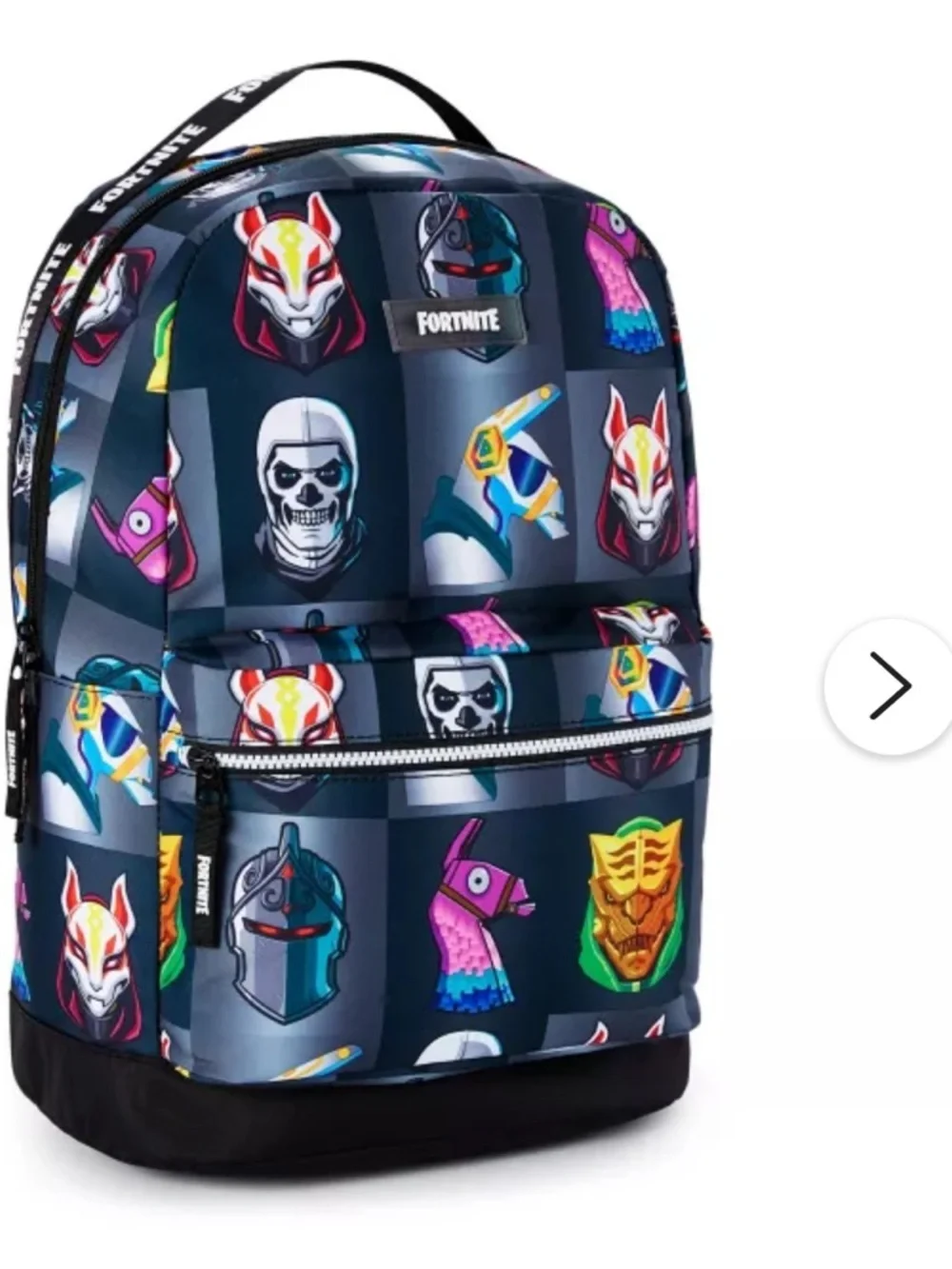 Fortnite Multiplier Backpack Gray Gamer School Backpack Book Bag Great Condition
